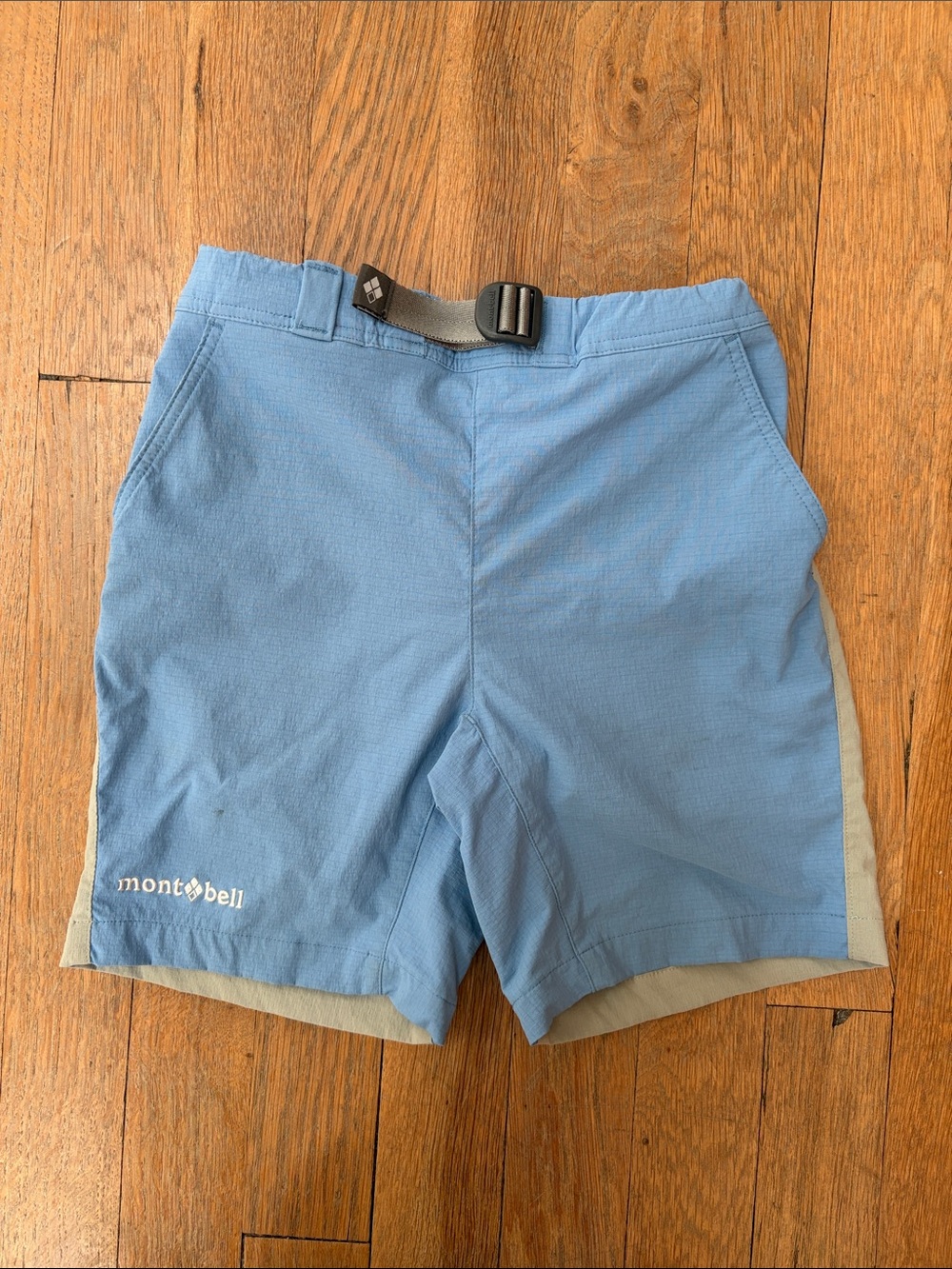 mont-bell Kids' Light Blue Outdoor Shorts